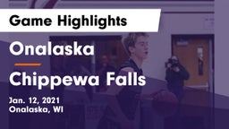Onalaska  vs Chippewa Falls  Game Highlights - Jan. 12, 2021