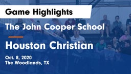 The John Cooper School vs Houston Christian  Game Highlights - Oct. 8, 2020