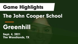 The John Cooper School vs Greenhill Game Highlights - Sept. 4, 2021