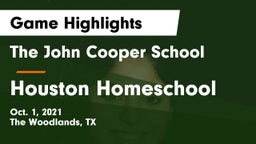 The John Cooper School vs Houston Homeschool  Game Highlights - Oct. 1, 2021