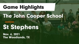 The John Cooper School vs St Stephens Game Highlights - Nov. 6, 2021