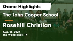 The John Cooper School vs Rosehill Christian Game Highlights - Aug. 26, 2022