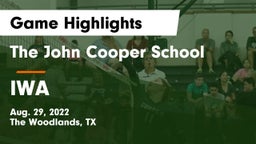 The John Cooper School vs IWA Game Highlights - Aug. 29, 2022