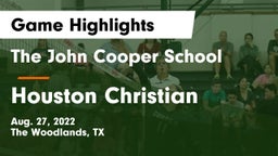 The John Cooper School vs Houston Christian Game Highlights - Aug. 27, 2022