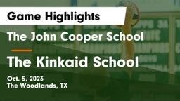 The John Cooper School vs The Kinkaid School Game Highlights - Oct. 5, 2023