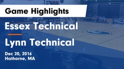 Essex Technical  vs Lynn Technical  Game Highlights - Dec 20, 2016