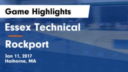 Essex Technical  vs Rockport Game Highlights - Jan 11, 2017
