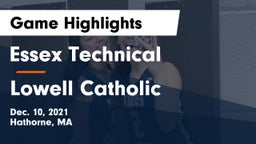 Essex Technical  vs Lowell Catholic  Game Highlights - Dec. 10, 2021