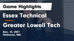 Essex Technical  vs Greater Lowell Tech  Game Highlights - Dec. 14, 2021