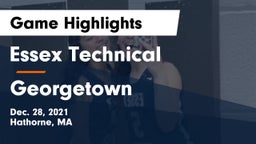 Essex Technical  vs Georgetown  Game Highlights - Dec. 28, 2021