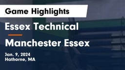 Essex Technical  vs Manchester Essex  Game Highlights - Jan. 9, 2024