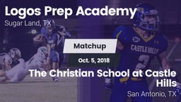 Matchup: Logos Prep Academy vs. The Christian School at Castle Hills 2018