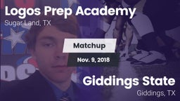 Matchup: Logos Prep Academy vs. Giddings State  2018