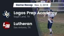 Recap: Logos Prep Academy  vs. Lutheran  2018