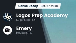 Recap: Logos Prep Academy  vs. Emery  2018