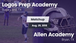 Matchup: Logos Prep Academy vs. Allen Academy 2019