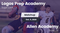 Matchup: Logos Prep Academy vs. Allen Academy 2020