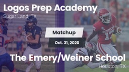 Matchup: Logos Prep Academy vs. The Emery/Weiner School  2020