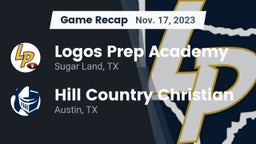 Recap: Logos Prep Academy  vs. Hill Country Christian  2023