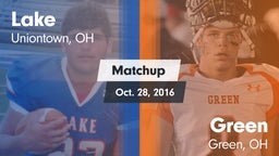 Matchup: Lake  vs. Green  2016