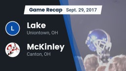 Recap: Lake  vs. McKinley  2017