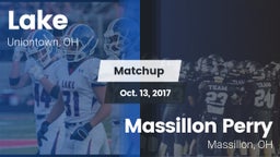 Matchup: Lake  vs. Massillon Perry  2017