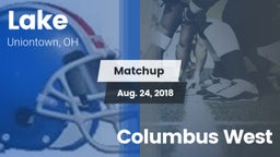 Matchup: Lake  vs. Columbus West 2018