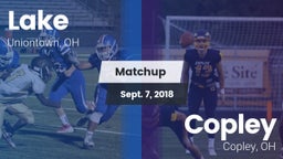 Matchup: Lake  vs. Copley  2018
