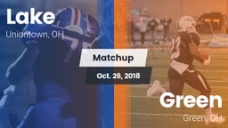 Matchup: Lake  vs. Green  2018