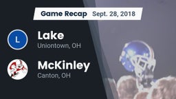 Recap: Lake  vs. McKinley  2018