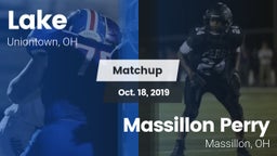 Matchup: Lake  vs. Massillon Perry  2019