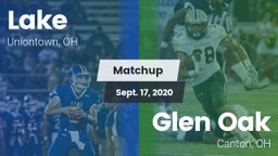 Matchup: Lake  vs. Glen Oak  2020