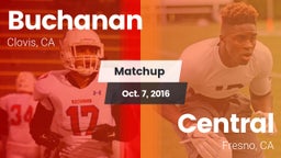 Matchup: Buchanan  vs. Central  2016