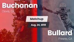 Matchup: Buchanan  vs. Bullard  2018