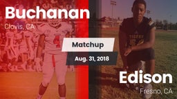 Matchup: Buchanan  vs. Edison  2018