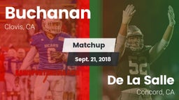 Matchup: Buchanan  vs. De La Salle  2018