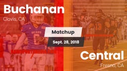 Matchup: Buchanan  vs. Central  2018