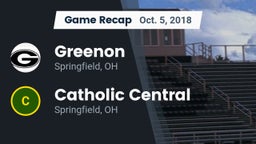 Recap: Greenon  vs. Catholic Central  2018
