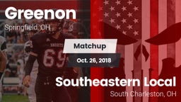 Matchup: Greenon  vs. Southeastern Local  2018