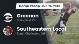 Recap: Greenon  vs. Southeastern Local  2018