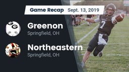 Recap: Greenon  vs. Northeastern  2019