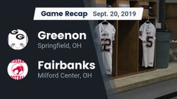 Recap: Greenon  vs. Fairbanks  2019