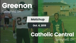 Matchup: Greenon  vs. Catholic Central  2019