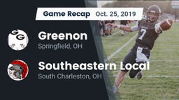 Recap: Greenon  vs. Southeastern Local  2019