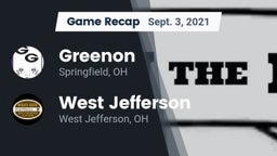 Recap: Greenon  vs. West Jefferson  2021