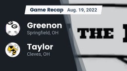 Recap: Greenon  vs. Taylor  2022