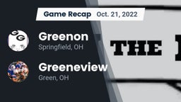 Recap: Greenon  vs. Greeneview  2022