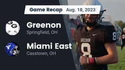 Recap: Greenon  vs. Miami East  2023
