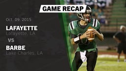 Recap: Lafayette  vs. Barbe  2015