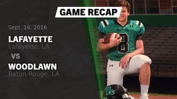 Recap: Lafayette  vs. Woodlawn  2016